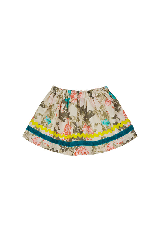 Wild Roses Mini Skirt