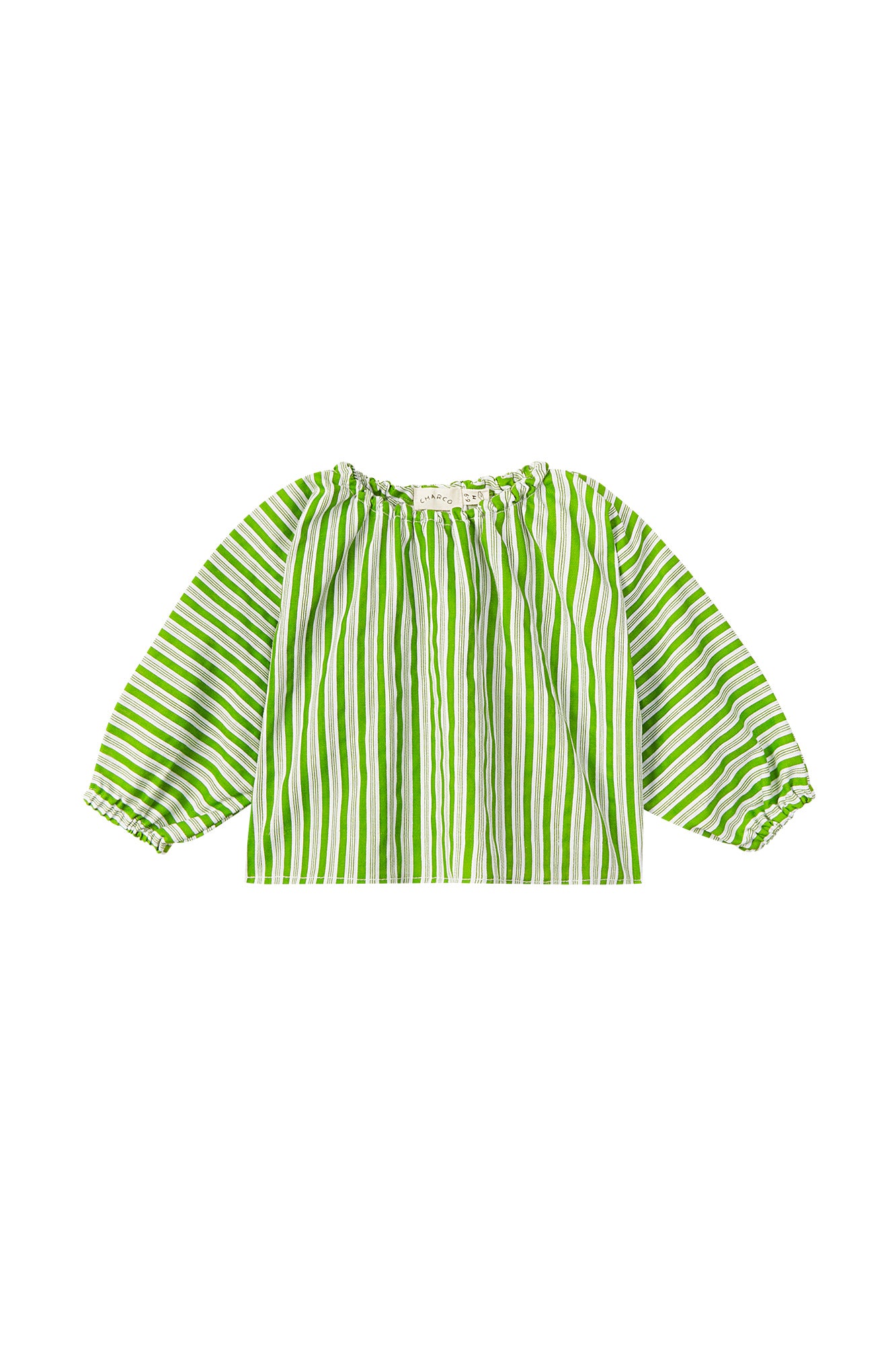 Balloon Blouse Rayas