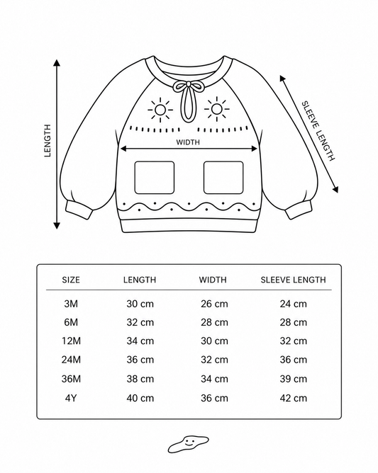 Sol Azul Sweater. Pre-order.