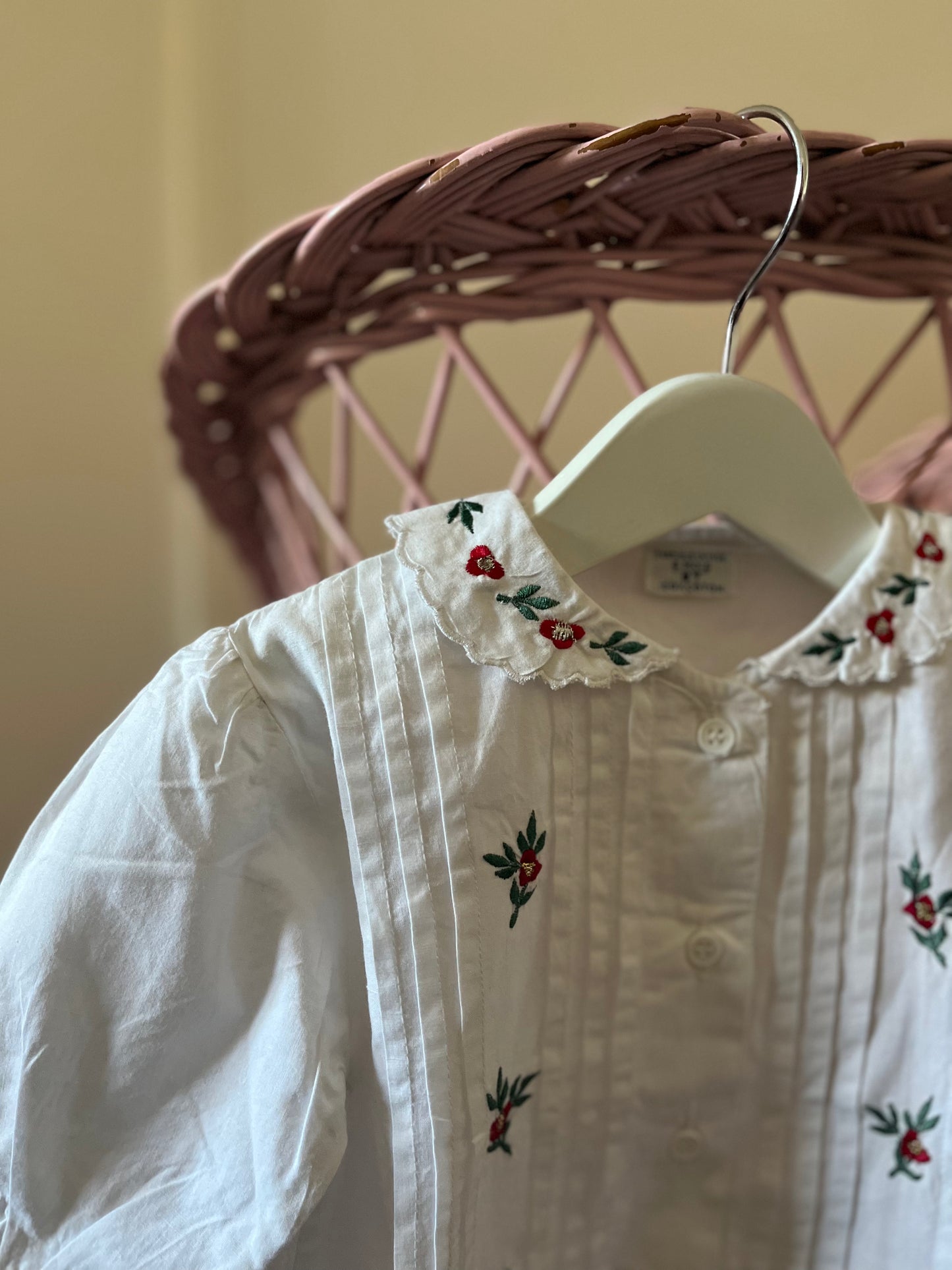 Camisa blanca 70´s