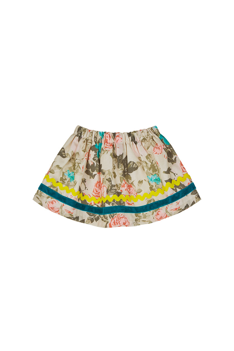 Wild Roses Mini Skirt