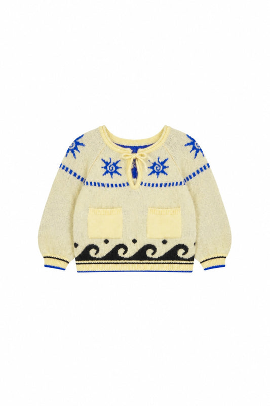 Sol Azul Sweater. Pre-order.